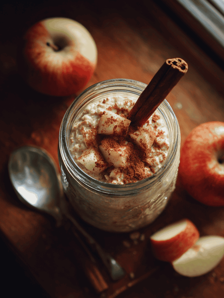 Apple Cinnamon Overnight Oats