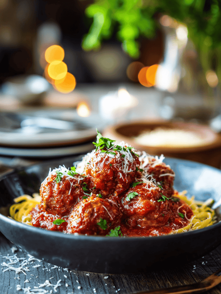 Turkey Meatballs in Marinara